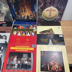 14pc Classic Rock Vinyl LP Lot Kansas Aerosmith REO Speedwagon ZZ Top Meat Loaf