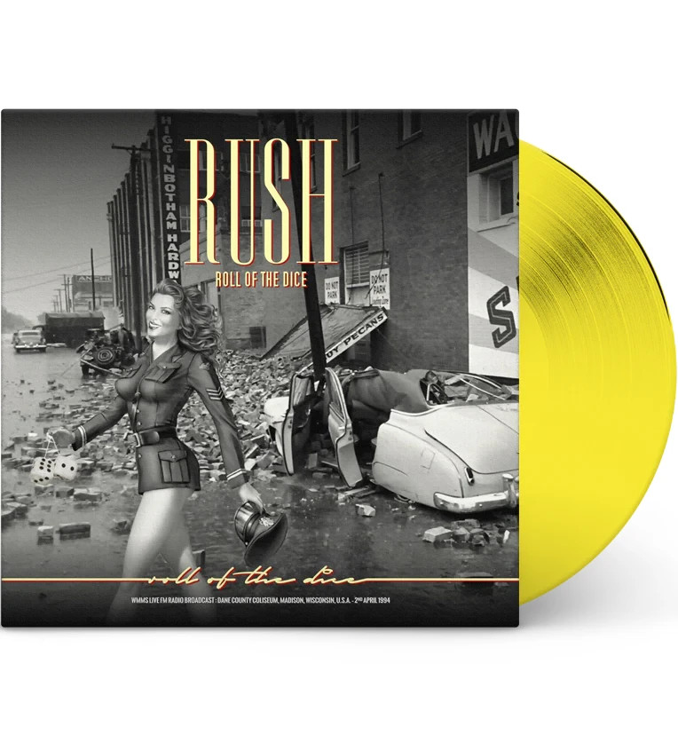 Rush – Roll Of The Dice LP 12″ Yellow Colored Vinyl Record – NEW