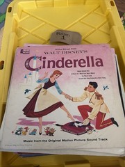 Cinderella Disneyland Walt Disney LP Record