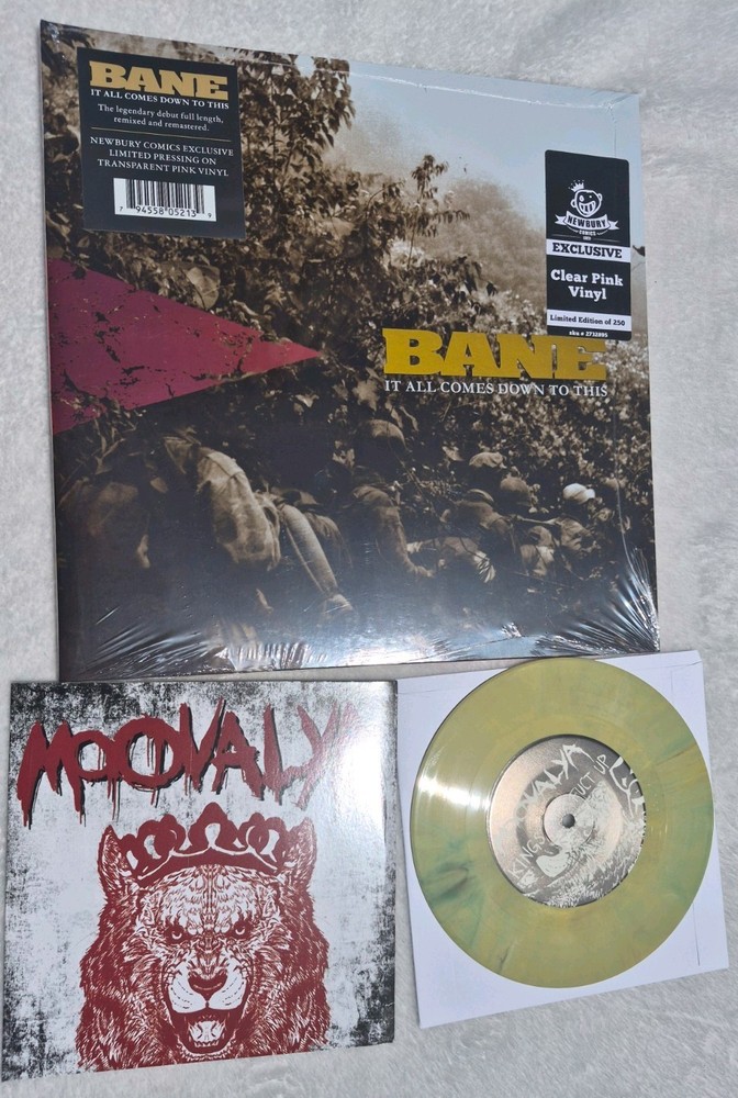 BANE – It All Comes Down To This COLORED VINYL LP & MOOVALYA 7-INCH BUNDLE!