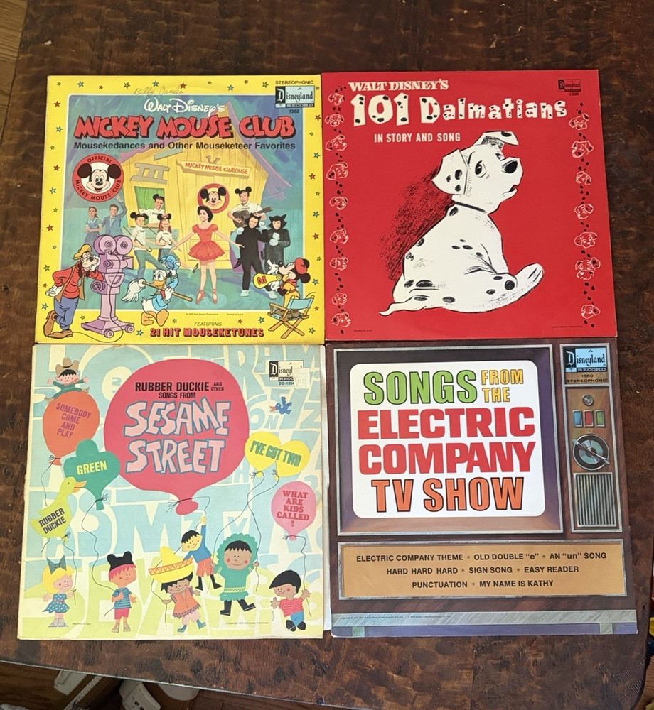 Disneyland Records Character Bundle – great condition
