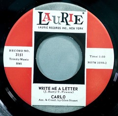 HEAR IT 60’s Doo-Wop 45 rpm record Carlo (of the Belmonts) “Baby Doll” from 1962