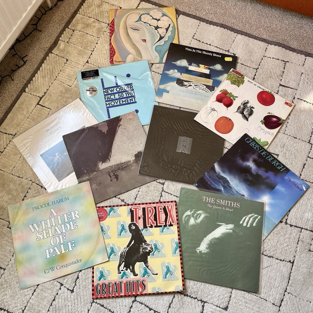 Record Collection Bundle: Joy Division, The Smiths, New Order, The Moody Blues..