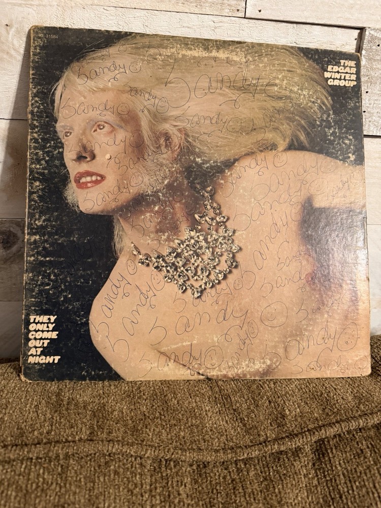 The Edgar Winter Group They Only Come Out at Night Epic 12″ Vinyl LP Rock