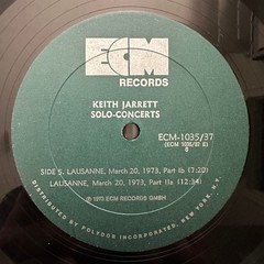Keith Jarrett Solo Concerts Vinyl 3LP Box Set With Booklet 1973 ECM Records Jazz