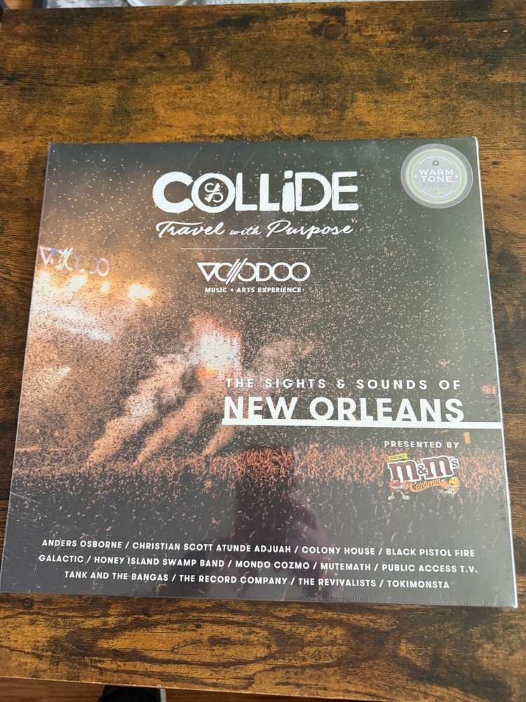 NEW SEALED Collide Travel with Purpose Sights & Sounds New Orleans Vinyl LP