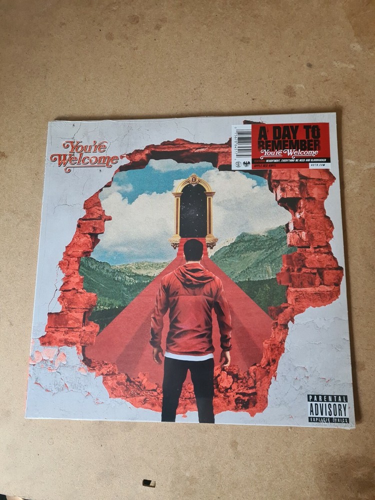 A Day To Remember You’re Welcome Sealed RED APPLE COLOURED Vinyl LP