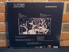 MC5 – Live Detroit 68/69, Limited/500 Anni Edition SILVER COLORED VINYL LP New!