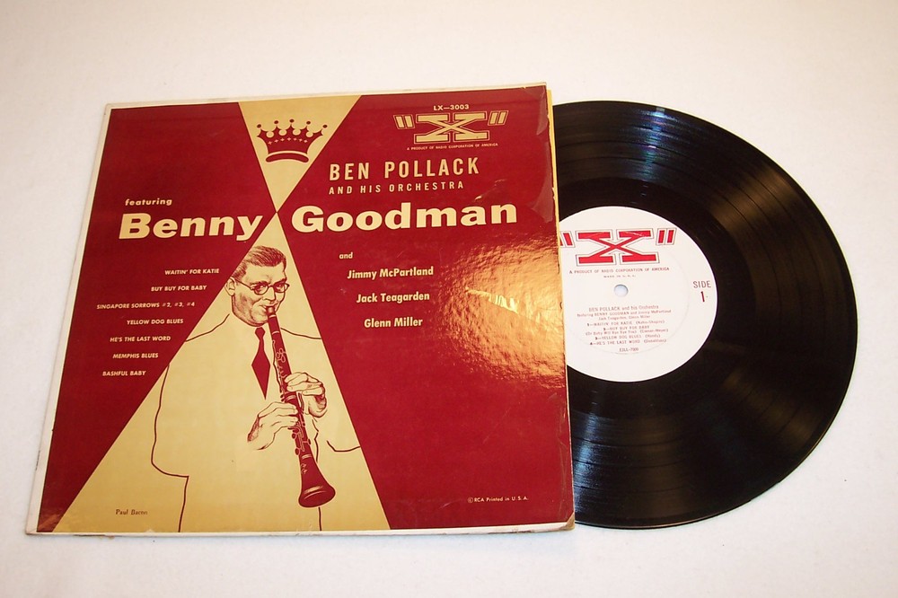 Rare 1950’s RCA X LABEL HOT JAZZ – TEAGARDEN, more
