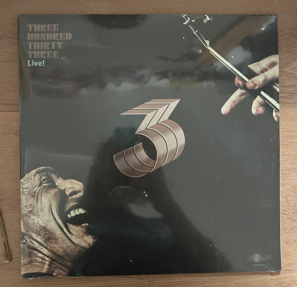 Three Hundred Thirty Three – Live! – SEALED Vinyl Record – Czech Republic