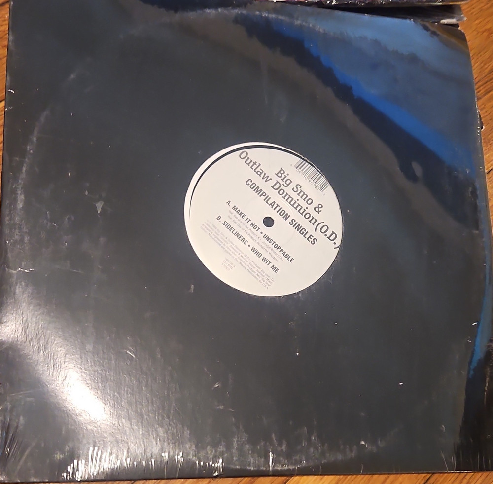 Big Smo Outlaw Dominion Compilation Singles Vinyl Megapower Records 33 RPM