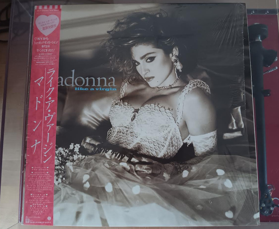 Madonna Like A Virgin Japan P-13033 OBI Shrink EX Play