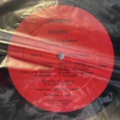POLIUTO 1960 FWR 644 2 LP GOLDEN AGE OF OPERA PRIVATE RARE#27