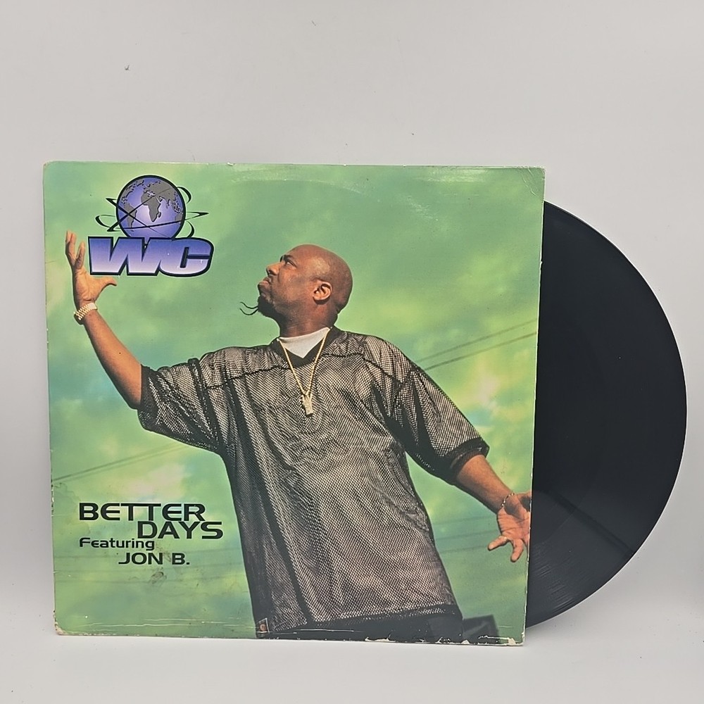 WC w/ JON B Better Days VINYL PROMO SINGLE INSTRUMENTAL & Cheddar Ice Cube