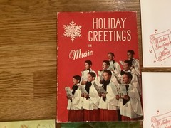 Holiday Greetings In Music Boxed Set Of 4 Christmas Picture Discs W/envelopes