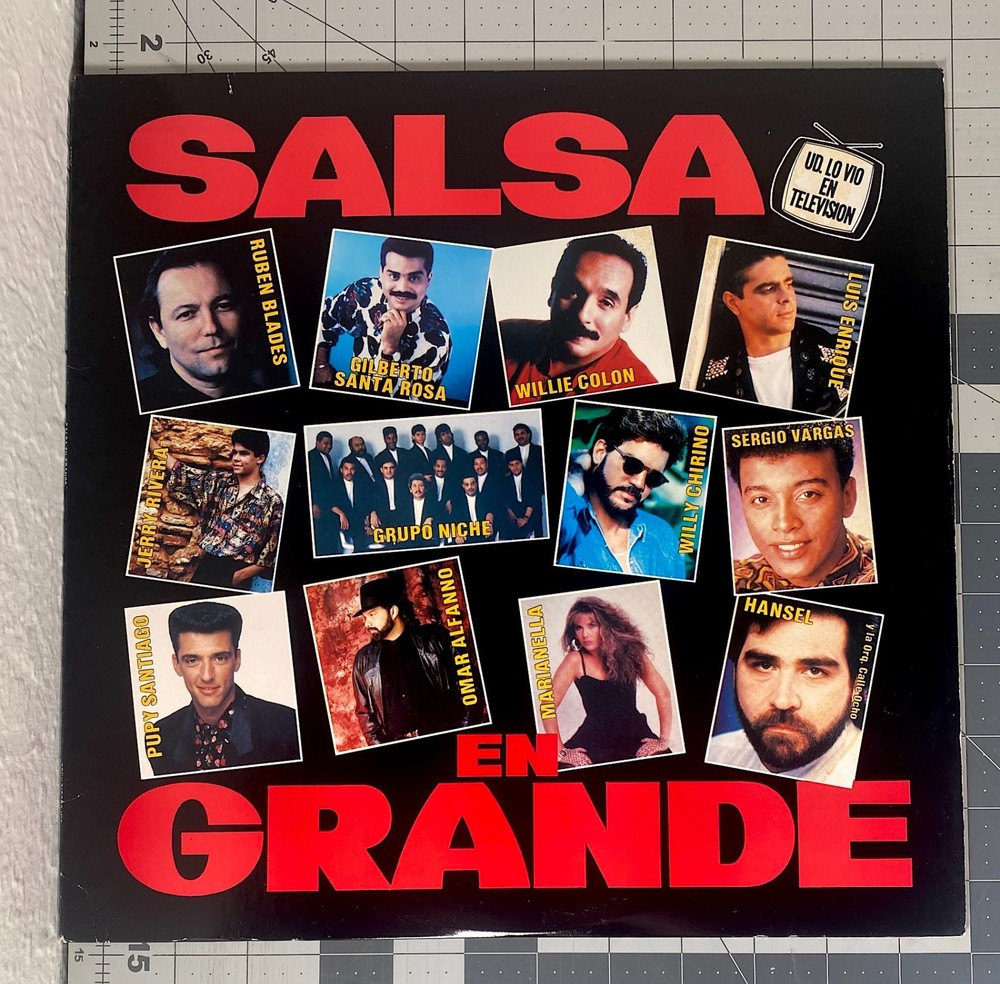 Salsa En Grande 1991 LP Sony USA GCL-80699 Compilation RARE🔥