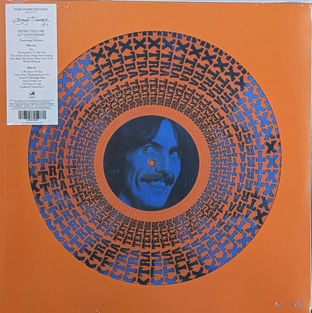 GEORGE HARRISON Extra Texture SEALED limited # 0847 Zoetrope Picture Disc RSD