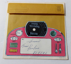 Happy Birthday, SUSAN Captain Zoom 6″ Flexi-disc W/Insert & Sleeve 1975 Rare