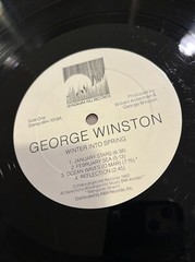 George Winston “Winter Into Spring Vinyl LP WH-1019 Classical Contemporary EX/NM
