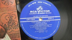 RCA Victor Dorothy Olsen LULLABIES FOR SLEEPY-HEADS LP