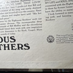 The Righteous Brothers – Go Ahead and Cry • SEALED FIRST PRESS Vinyl Soul Pop LP