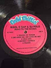 Kool G Rap & DJ Polo “Road To The Riches” LP Cold Chillin Rap Hip Hop Reissue