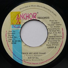 Sanchez / Lady G / Krystal – Half My Age / Twice My Age (7″) (Very Good Plus (VG