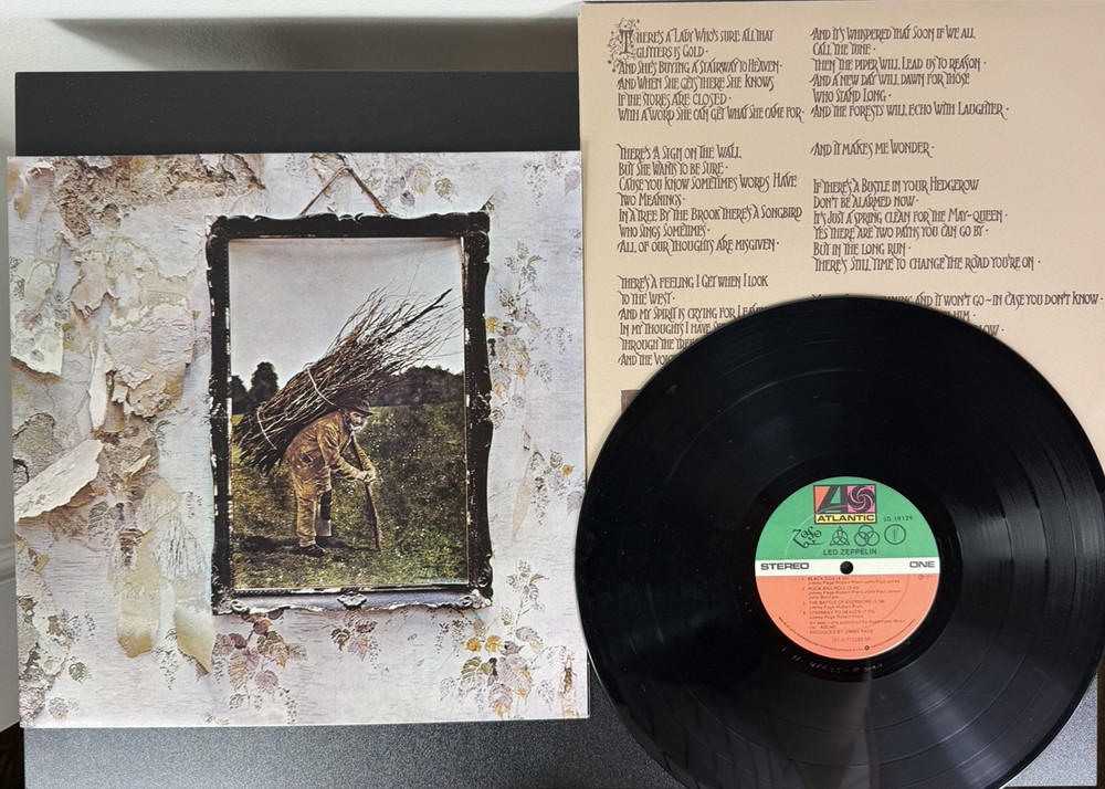 LED ZEPPELIN IV ZOSO 1971 – MINT – ATLANTIC SD19129 – HARD ROCK INNER NICE