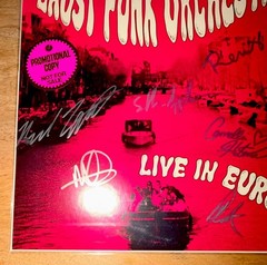 Vinyl GHOST FUNK ORCHESTRA LIVE IN EUROPE Record Signed Full Band RSD26