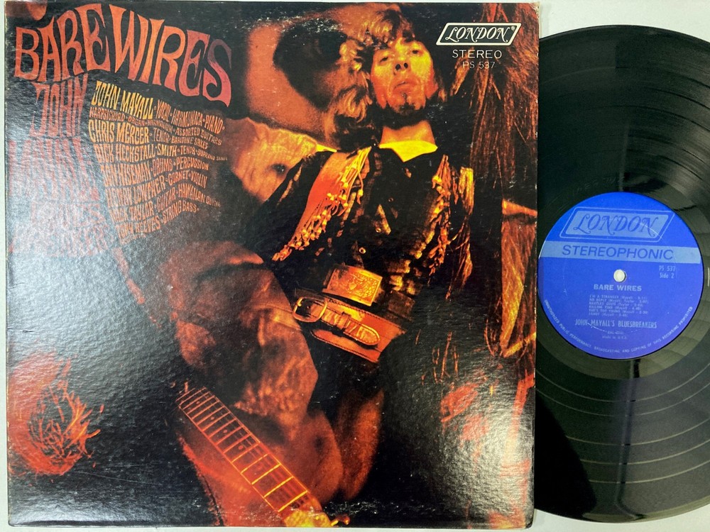 JOHN MAYALL – Bare Wires LP (1st US Issue on LONDON w/Gatefold Cover, BellSound)