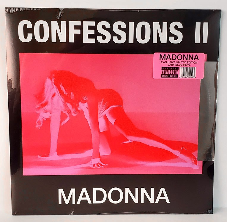 Madonna Confessions II LP TikTok Ltd Ed Baby Blue Vinyl Warner cat #093624822493