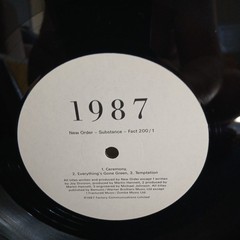 NEW ORDER Substance FACTORY 1987 UK 1ST PRESS 2 x LP IN EMBOSSED SLEEVE FACT200
