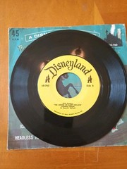 Disneyland Records LG-762 Legend Of Sleepy Hollow 45rpm 1968 Display Only Cracks