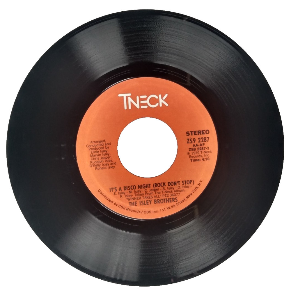 The Isley Brothers – It’s A Disco Night (Rock Don’t Stop) 45 RPM (VG) ZS92287