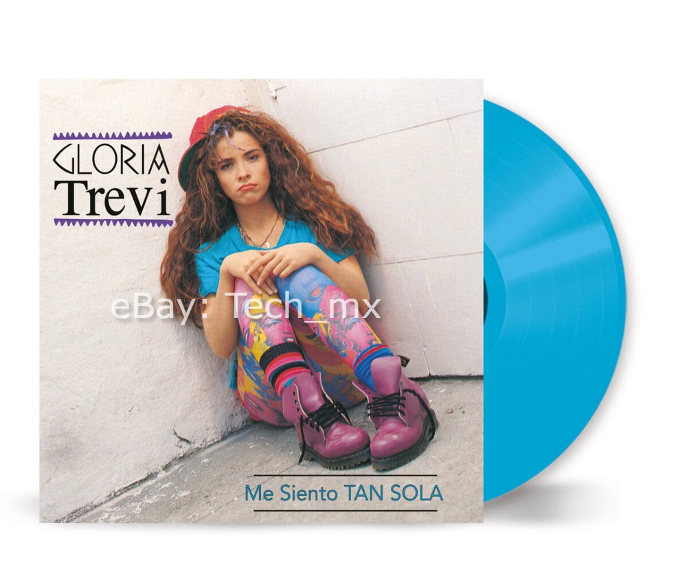 Gloria Trevi – Me Siento Tan Sola Vinyl LP Color Azul Nuevo FREE USA Shipping