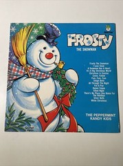 Frosty the Snowman Vinyl LP Peppermint Kandy Kids 8108 VINTAGE 1970 Christmas