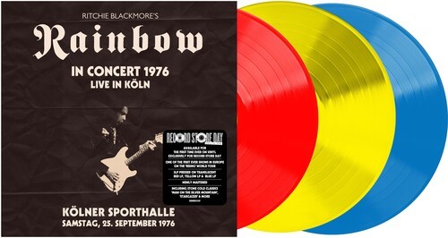 Ritchie Blackmore’s Rainbow – Live From Koln 1976 (RSD 2026)(Translucent Red, Ye