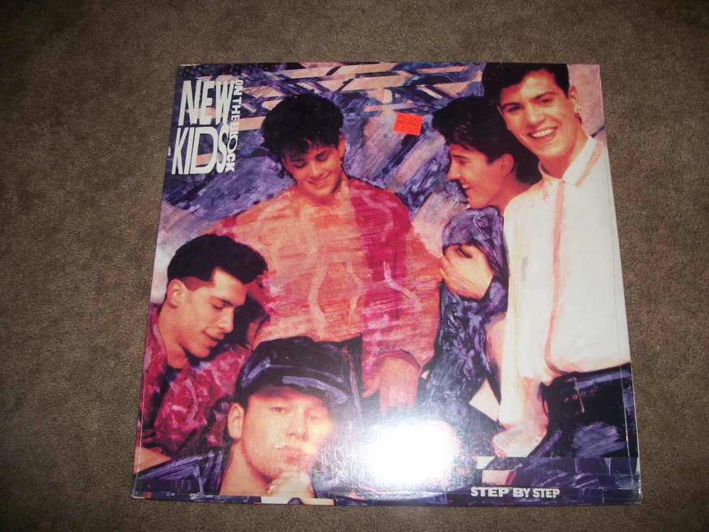 New Kids On The Block-Step By Step-LP Vinyl-1990- NEW/SEALED Columbia C 45129