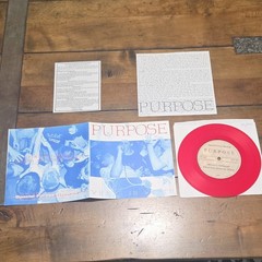 PURPOSE What’s In Worth 7″ RED VINYL Limited #126/200 NJHC Special Forces 1997
