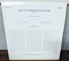 The Organ Works of Johann Sebastian Bach Vol. 4 MHS 600 *Tested*