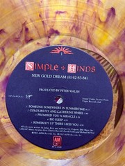 SIMPLE MINDS ~1983 New Gold Dream LP Ltd Ed Gold Purple Marble Colored NM/NM-!