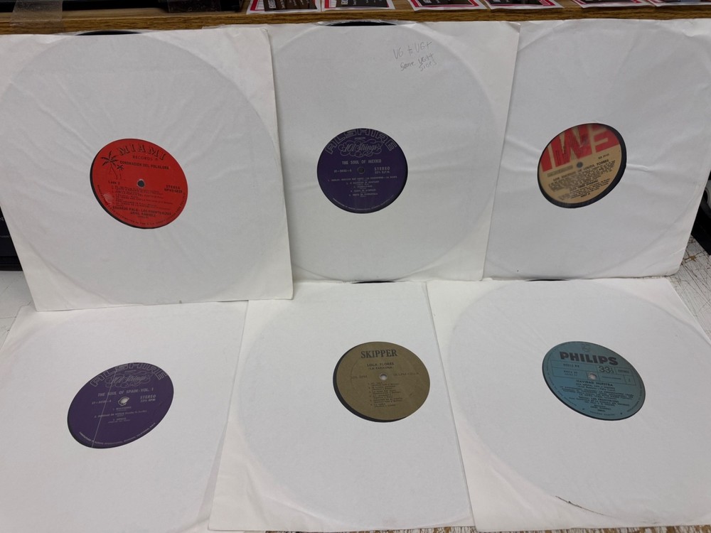Latin Pop Rock Record Lot (12)