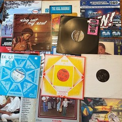 14 Caribbean Music Album & Single Lot Dancehall, Steel Drum Haiti Curacao VG