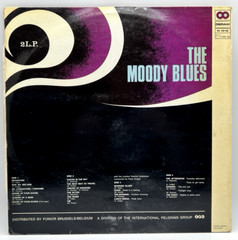 THE GREAT MOODY BLUES DOUBLE LP RECORD BELGIUM IMPORT 1978 DERAM DA 159/160 (2)