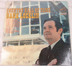 Country Hall of Fame, Hank Locklin, Vinyl Records LP