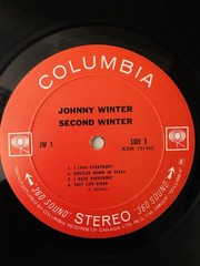 Johnny Winter – Second Winter – 12” Vinyl Record Album