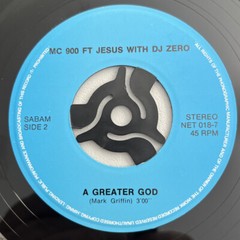 MC 900 FT JESUS Truth Is Out Of Style 7″ Rare 1990 BELGIUM Picture Sleeve VG+/NM