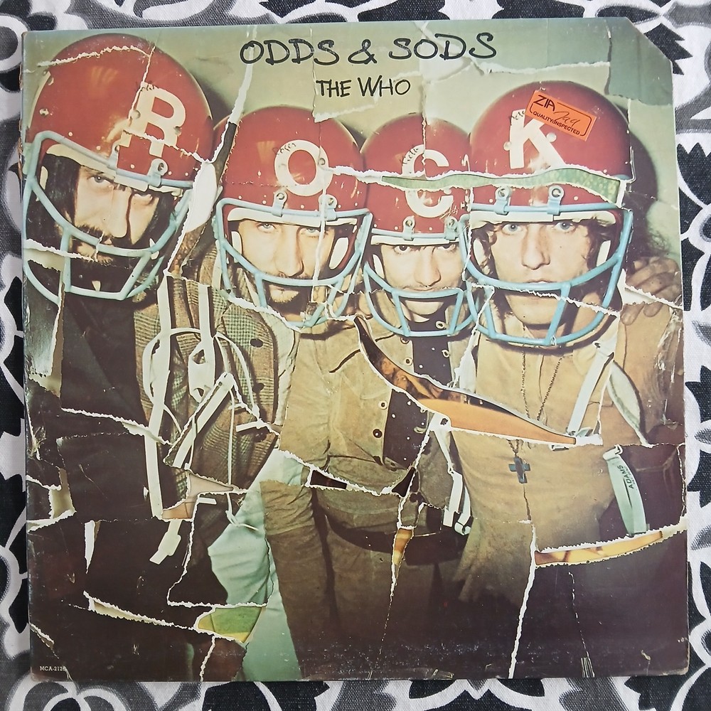 THE WHO, “Odds and Sods” LP MCA Records MCA-2126 Die-Cut Cover VG+/VG