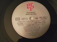 David Benoit – Inner Motion – 12″ Vinyl LP- 9621-1 Swiss Imp – 1st EU – 1990 NM