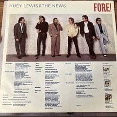 Huey Lewis and The News Fore! OV41534 1986 LP VINYL RECORD Chrysalis
